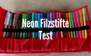 Neon Filzstifte Test